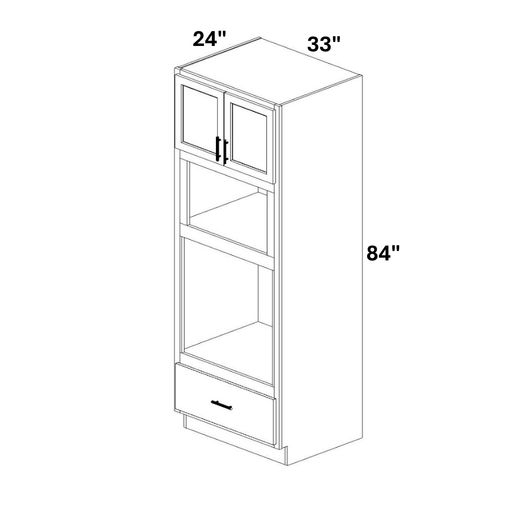 Single Oven w/ Microwave 1 Drawer @ bottom