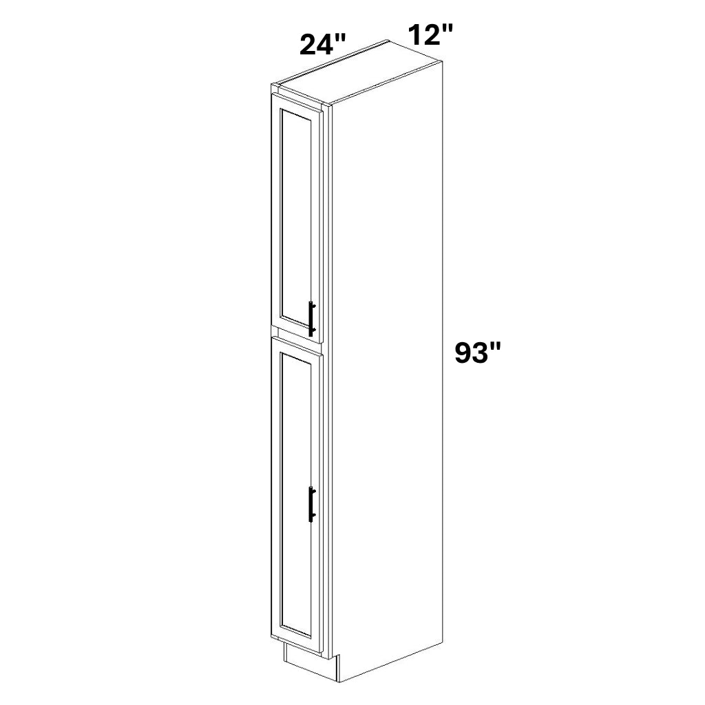 Pantry Cabinet Single Door Top and Bottom