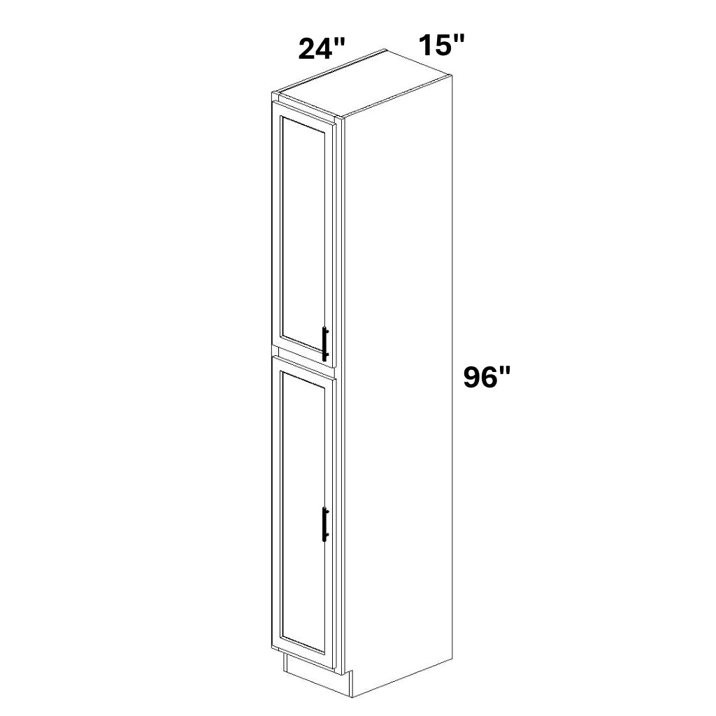 Pantry Cabinet Single Door Top and Bottom