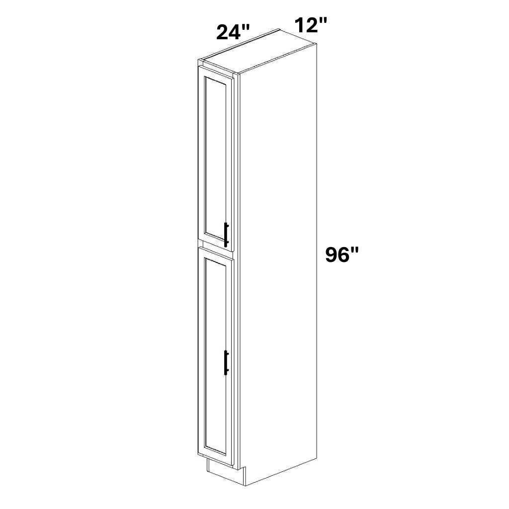 Pantry Cabinet Single Door Top and Bottom