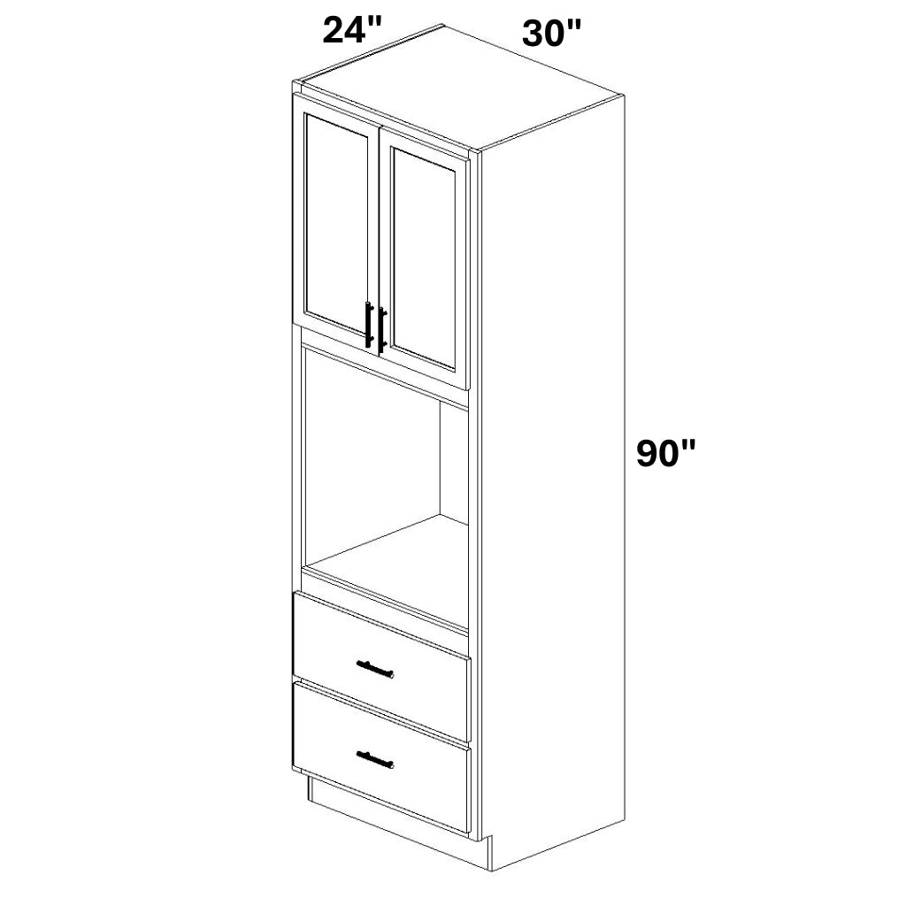 Single Oven Cabinet 2 Deep Drawers @ Bottom