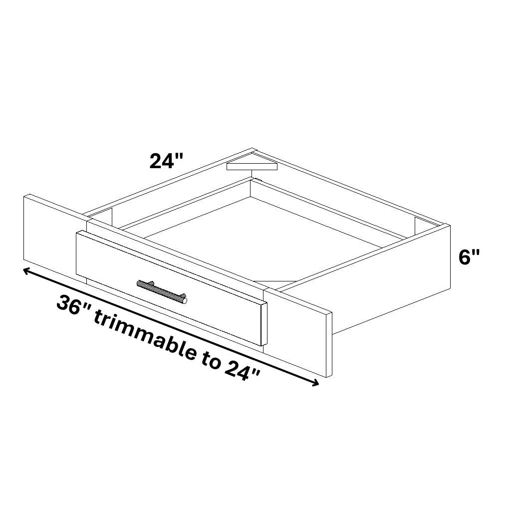 Short Kitchen Knee Drawer