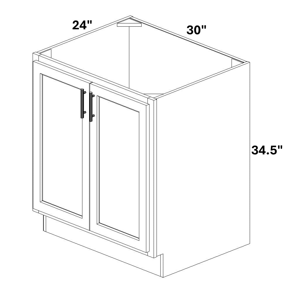 Base 2 Full Height Butt Doors