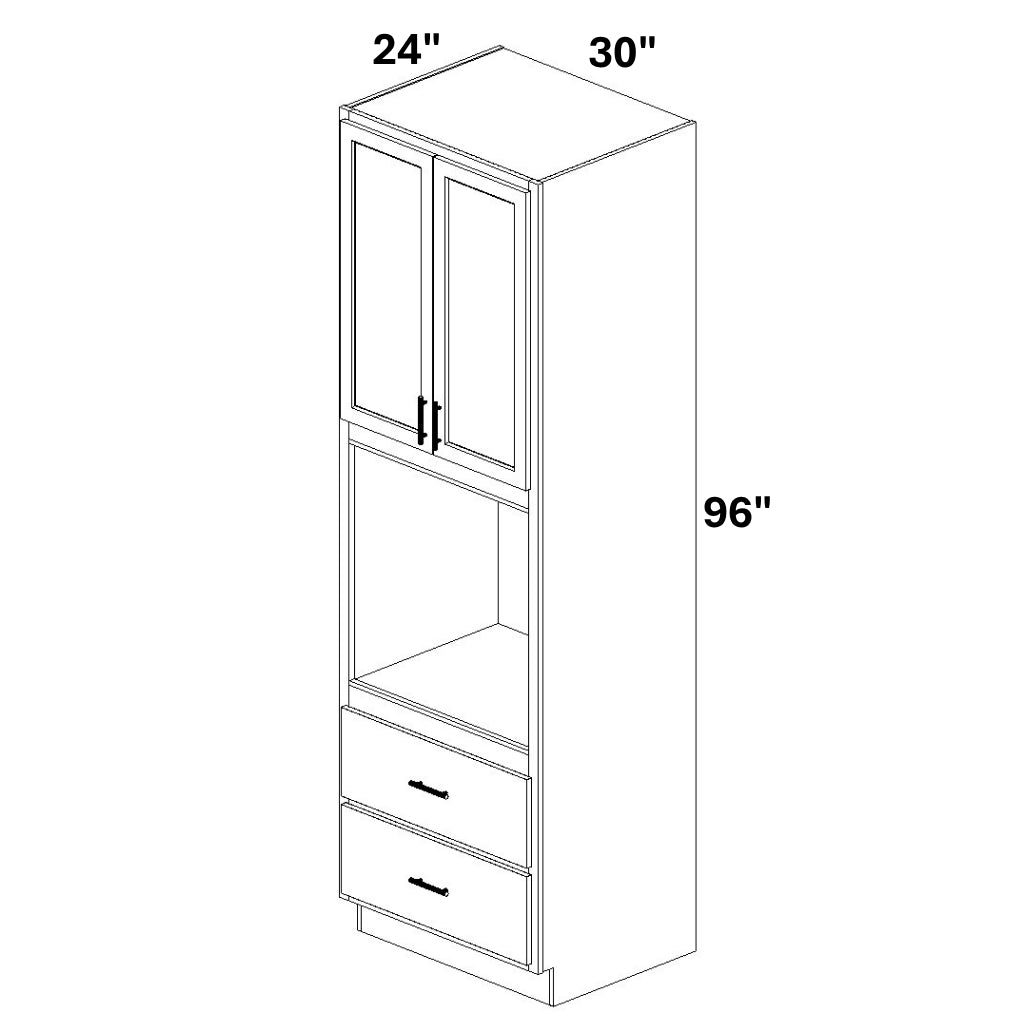 Single Oven Cabinet 2 Deep Drawers @ Bottom