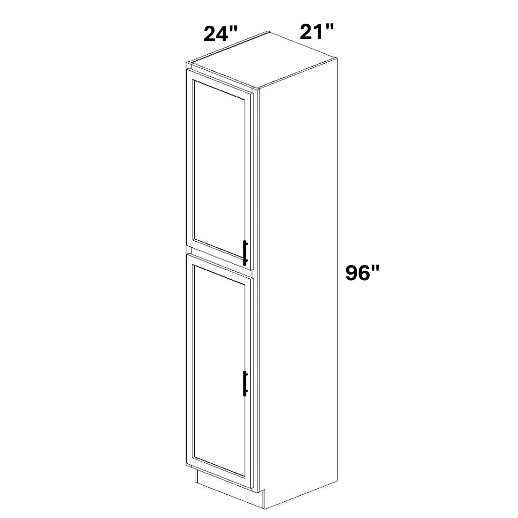 Pantry Cabinet Single Door Top and Bottom