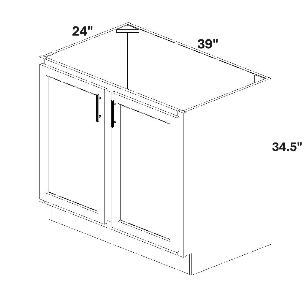 Base 2 Full Height Doors w/ Stile