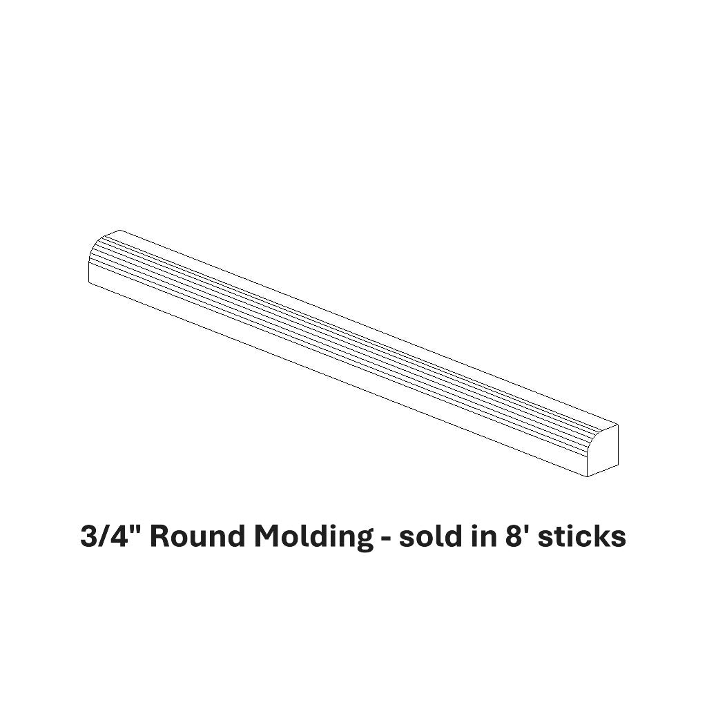 3/4 Round Molding