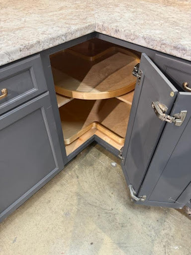 Banded Lazy Susan for Base Cabinets