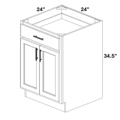 Base 2 Butt Doors / 1 Drawer