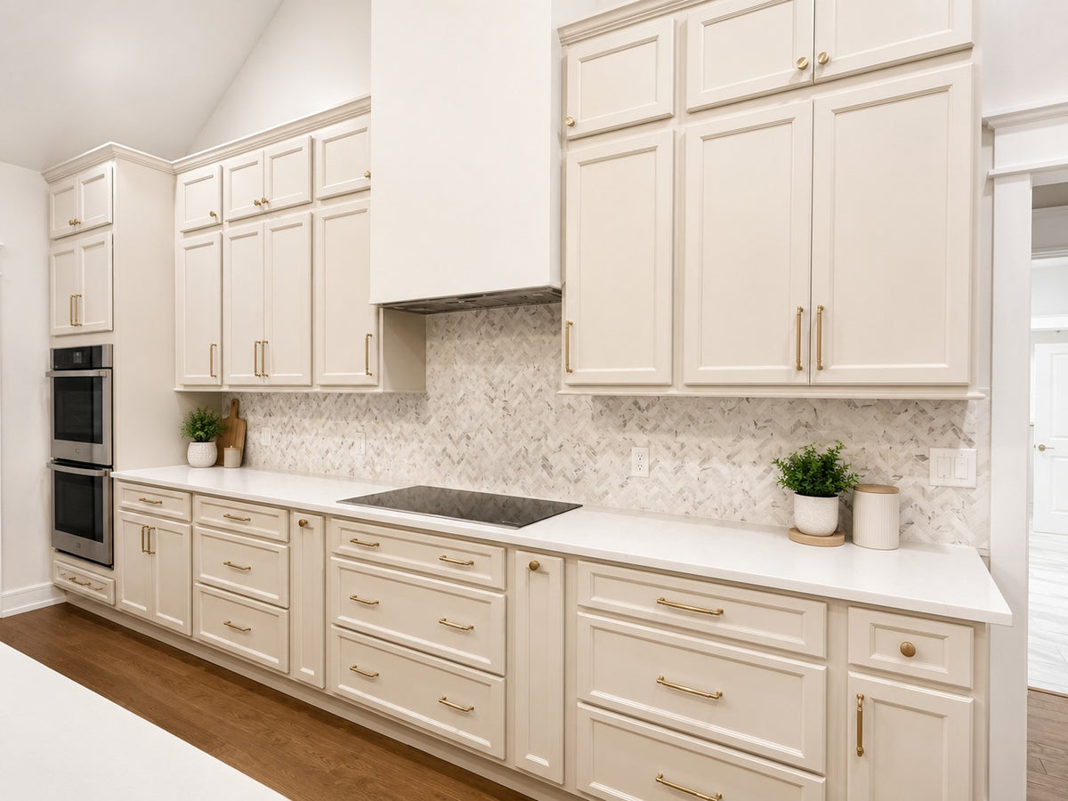 Custom Ivory Kitchen Drawer Base Cabinets Cabinet Warehouse