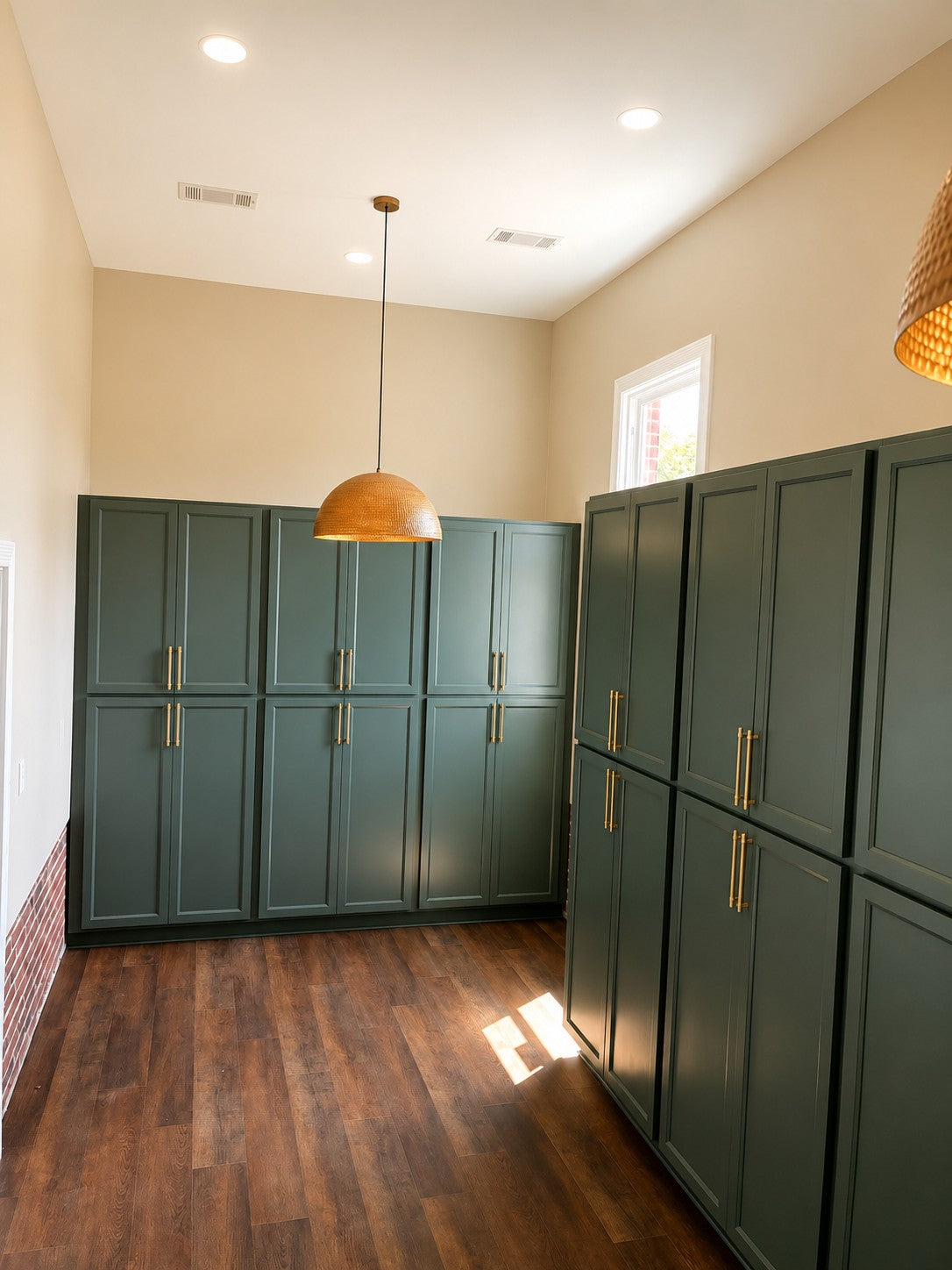 Custom Pewter Green Walk In Pantry Cabinet Warehouse