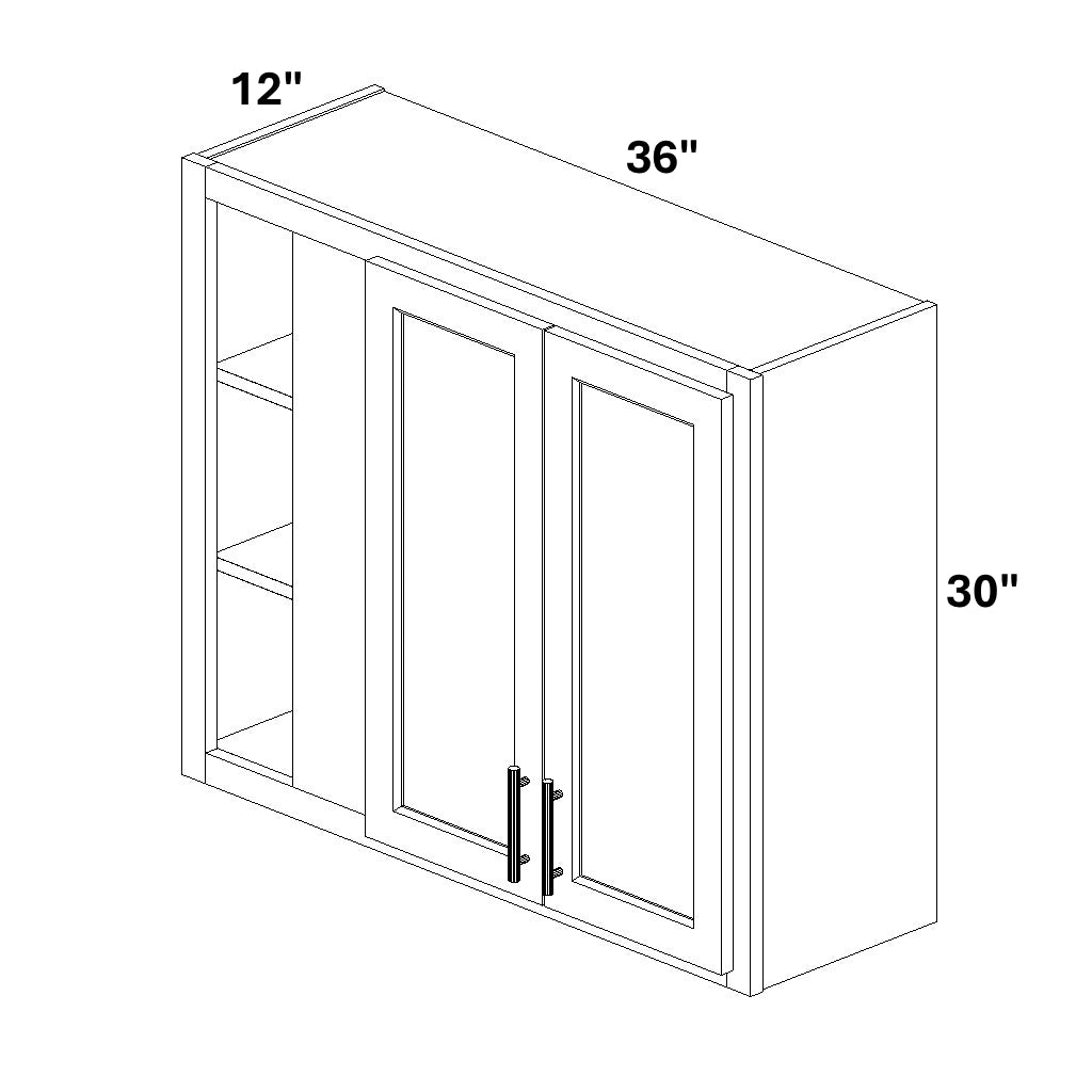 Wall Blind - Actual 36" (Min 37" Max 40.5") / 2 Butt Doors