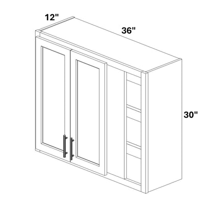 Wall Blind - Actual 36" (Min 37" Max 40.5") / 2 Butt Doors