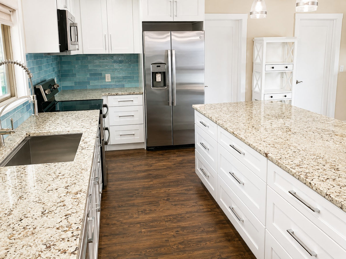 White Shaker Stock Kitchen Cabinets Island Drawer Storage Cabinet Warehouse
