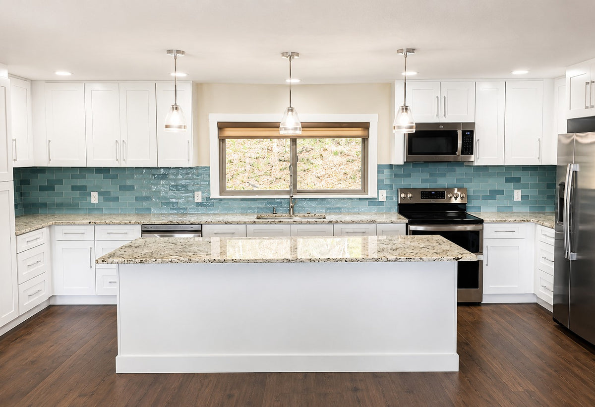 White Shaker Stock Kitchen Cabinets Island Full Kitchen Cabinet Warehouse