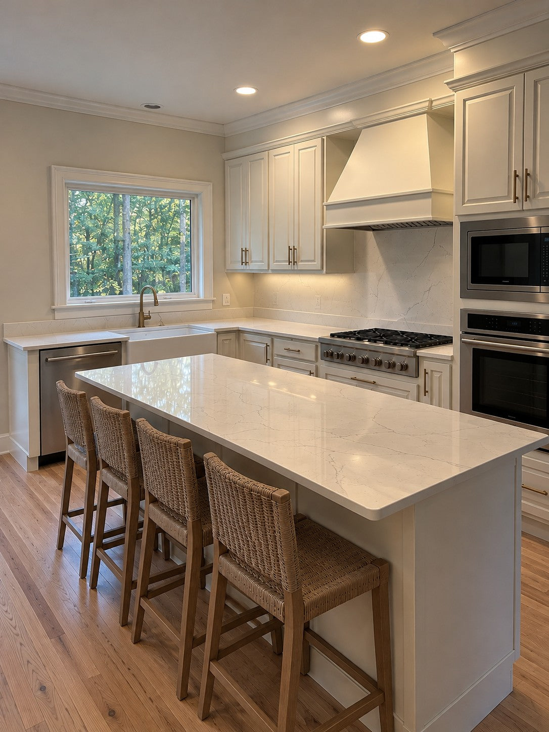 custom alabaster revere kitchen island