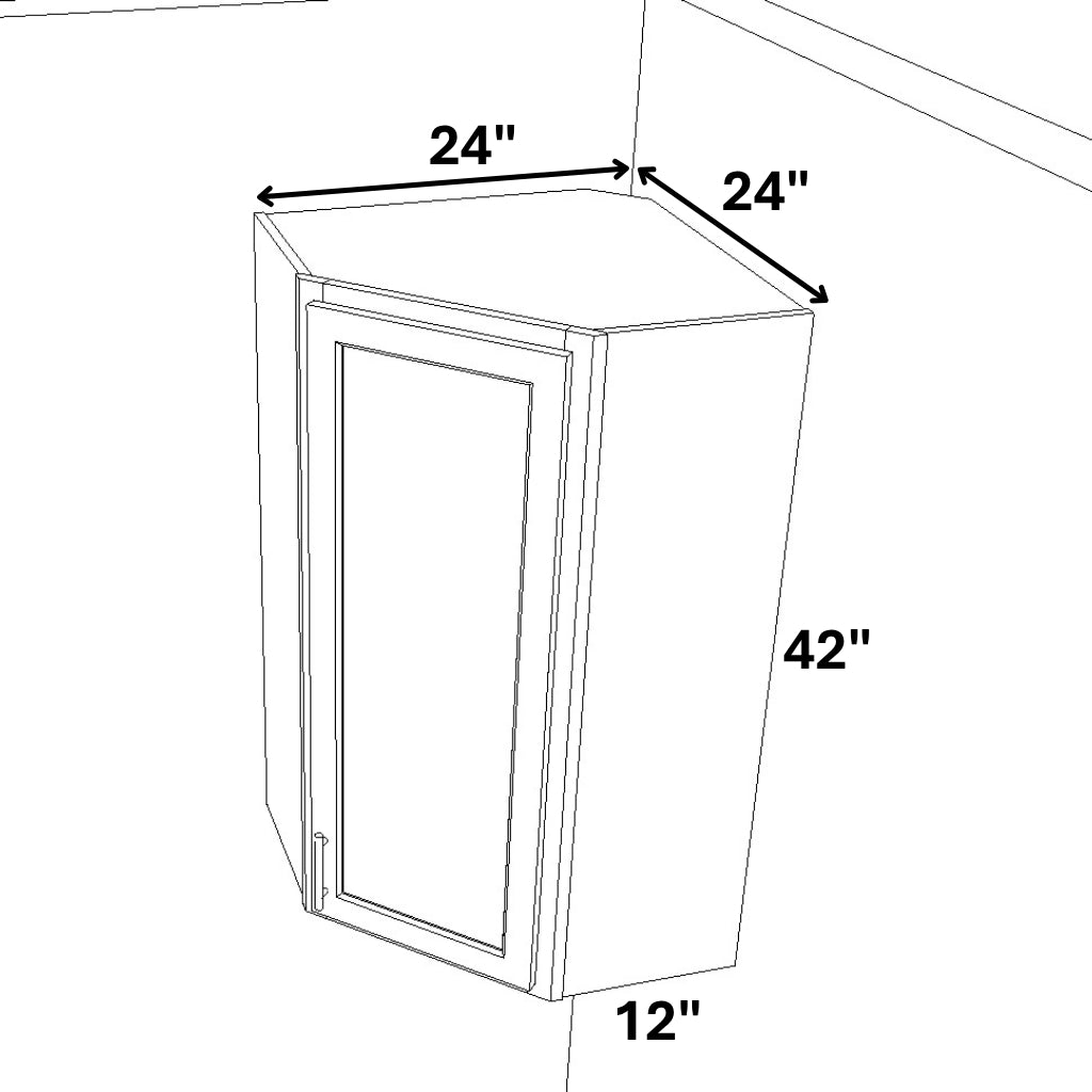 Wall Diagonal Corner Cabinet
