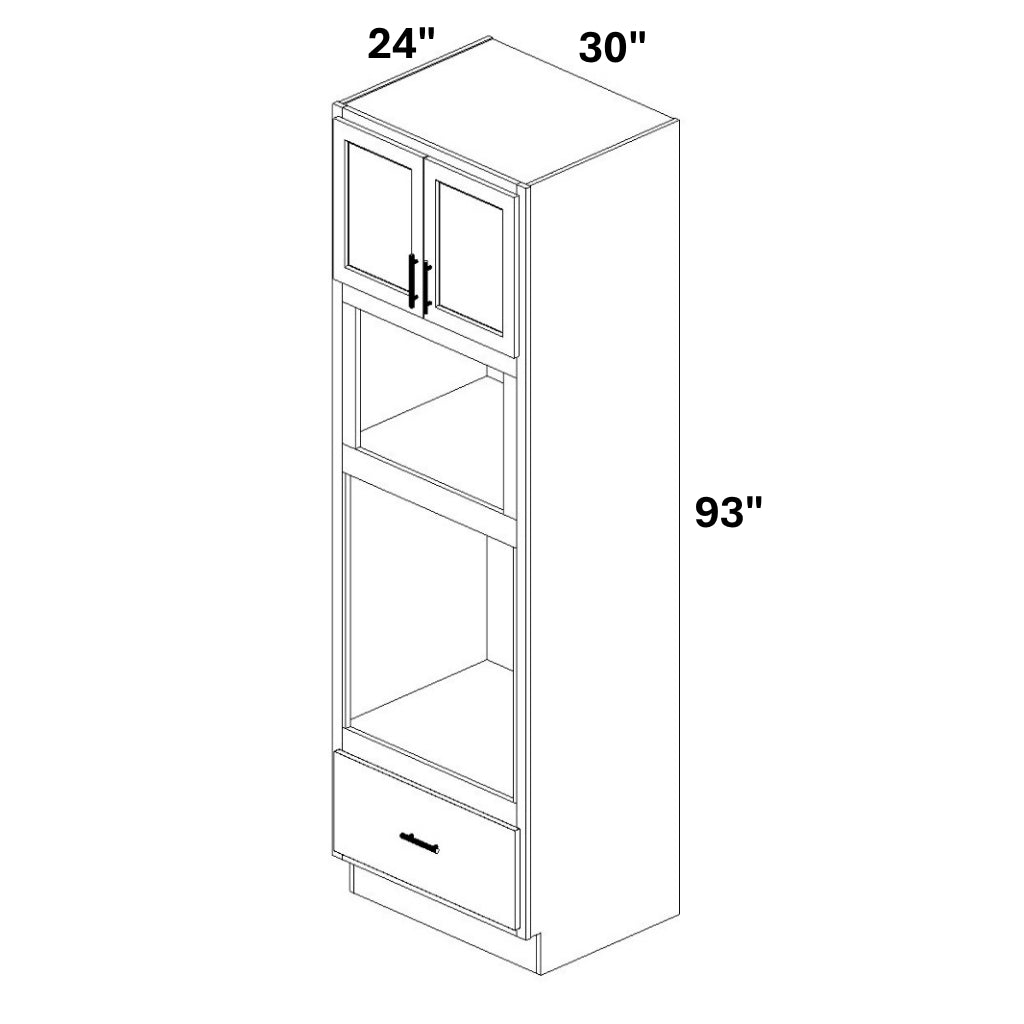 Single Oven w/ Microwave 1 Drawer @ bottom