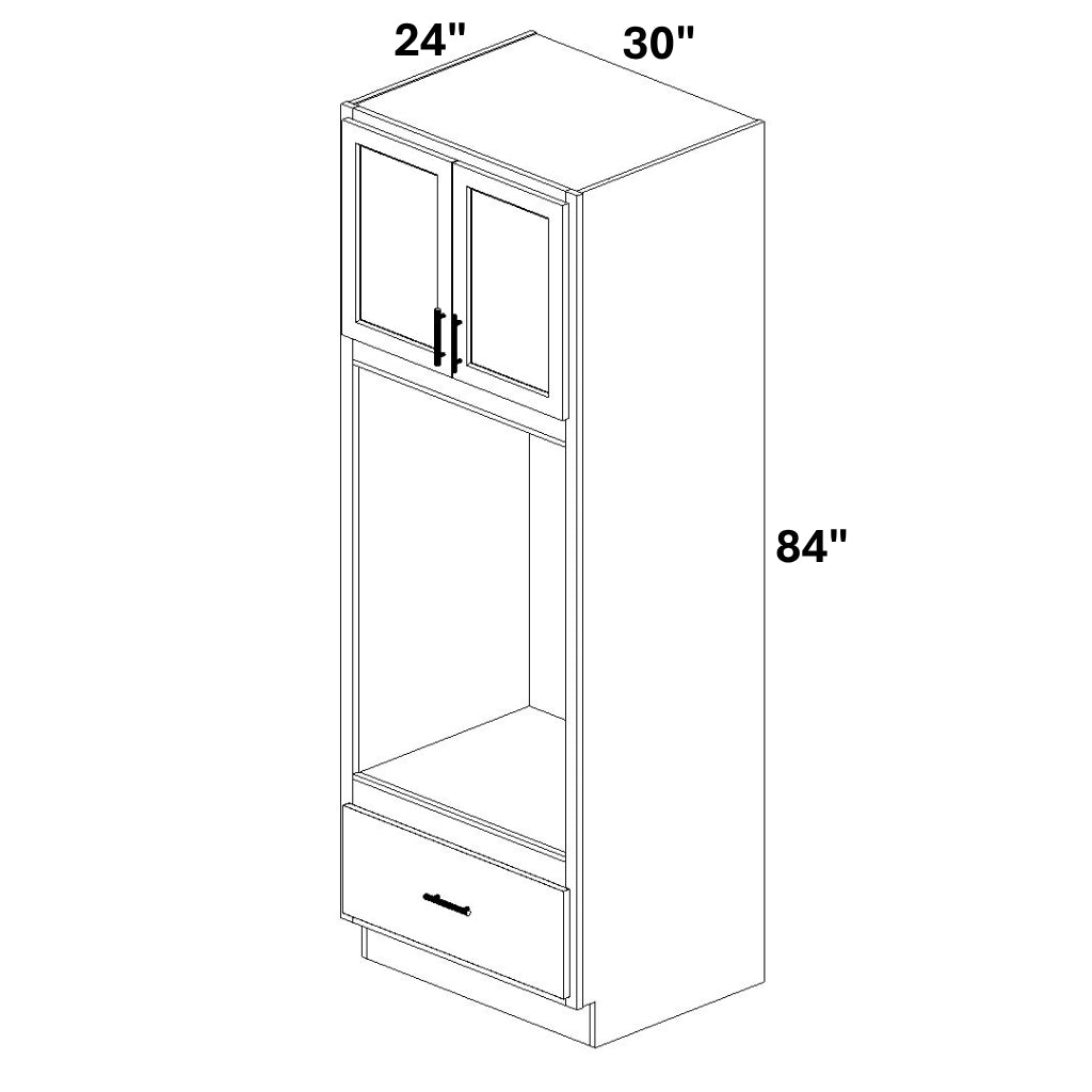 Double Oven 1 Drawer @ Bottom