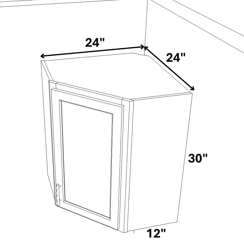 Wall Diagonal Corner Cabinet