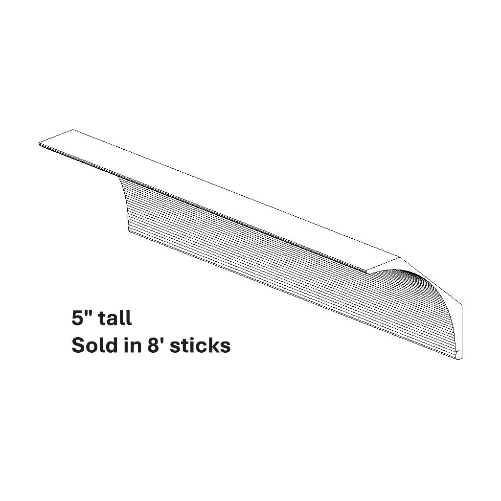 5" Cove Crown Molding