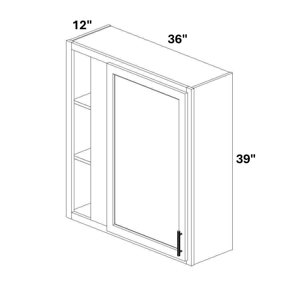 Wall Blind - Actual 36" (Min 37" Max 40.5") / 1 Door