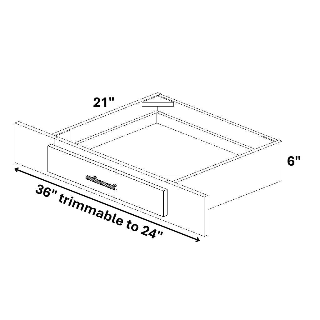 Short Vanity Knee Drawer