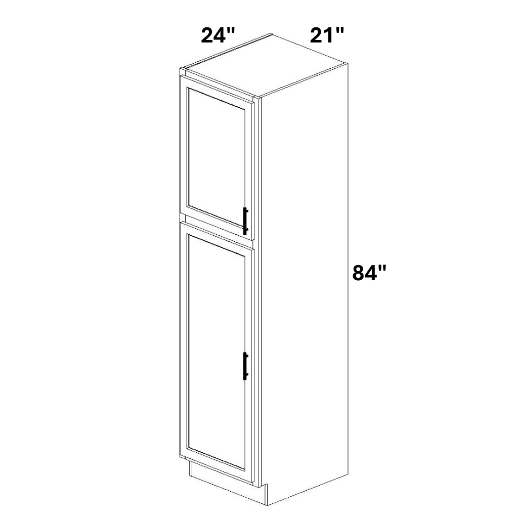 Pantry Cabinet Single Door Top and Bottom