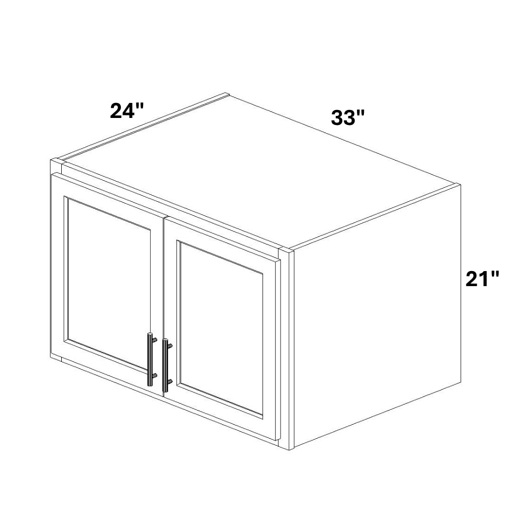 2 Door Wall Bridge Cabinet 24" Deep