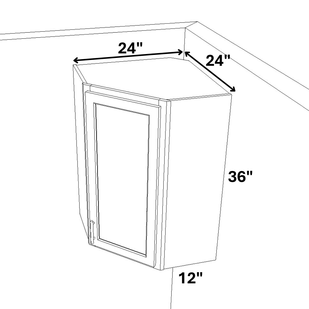 Wall Diagonal Corner Cabinet