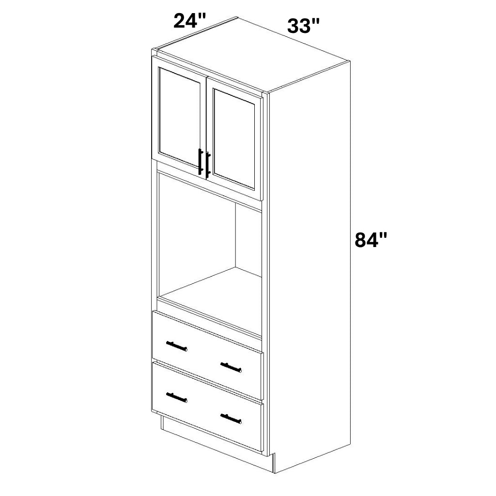 Single Oven Cabinet 2 Deep Drawers @ Bottom