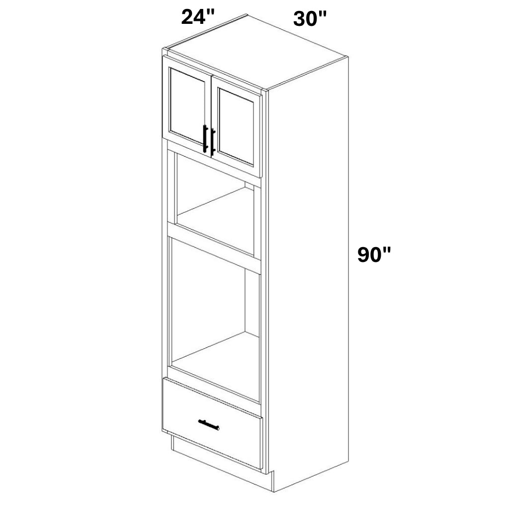 Single Oven w/ Microwave 1 Drawer @ bottom