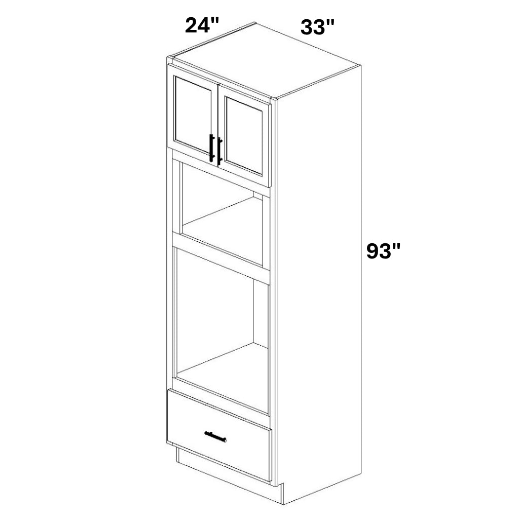 Single Oven w/ Microwave 1 Drawer @ bottom