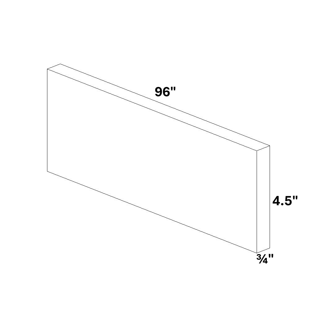 3/4" Hardwood Toe Kick