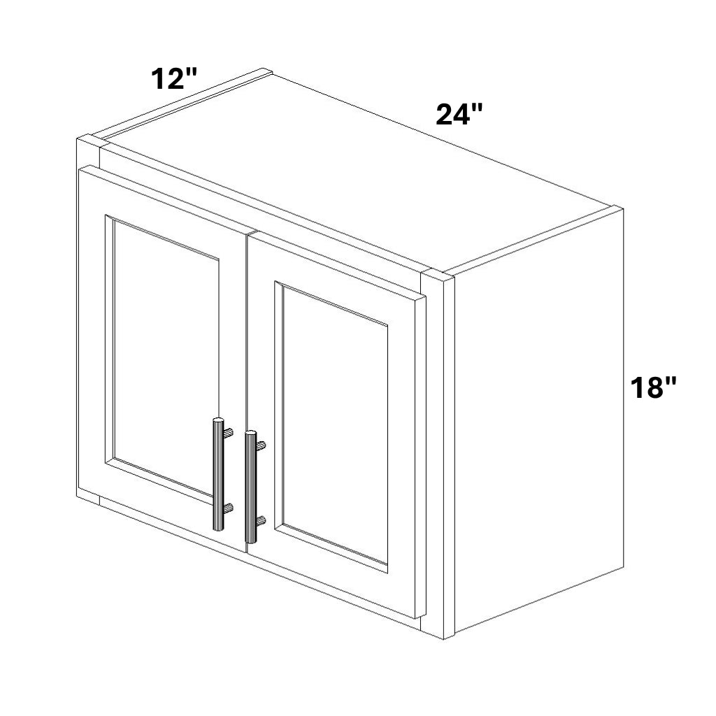 2 Butt Door Bridge Cabinet