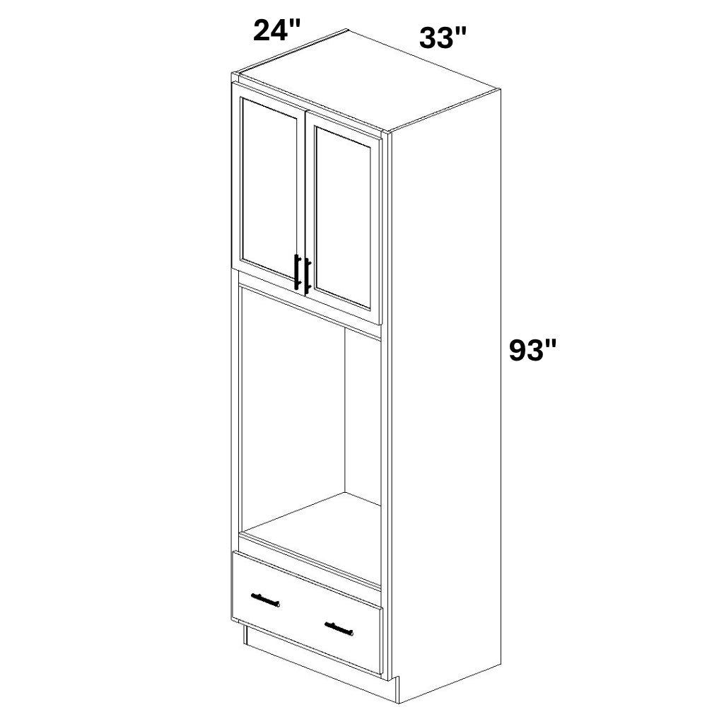 Double Oven 1 Drawer @ Bottom