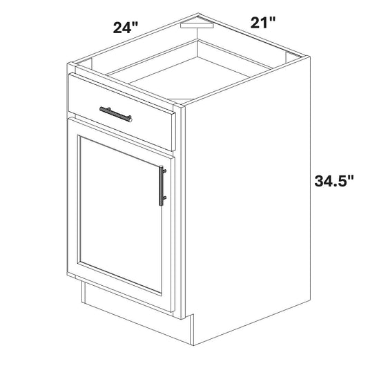 Base 1 Door / 1 Drawer