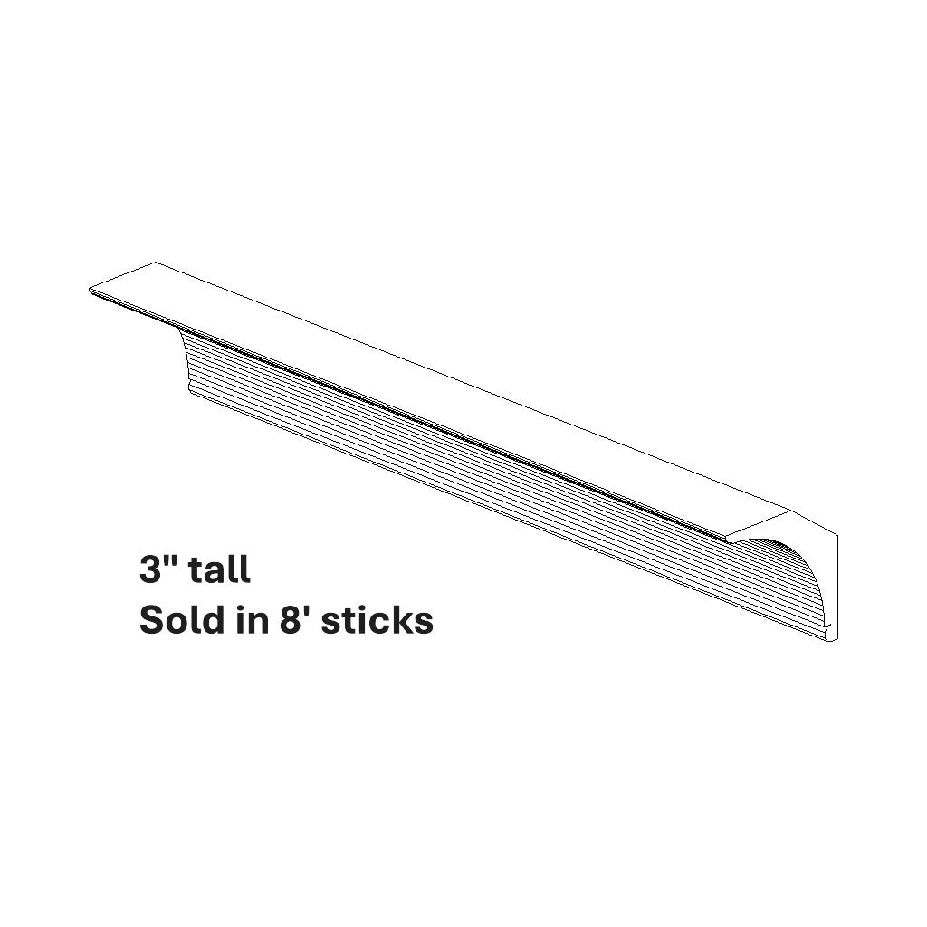 3" Cove Crown Molding
