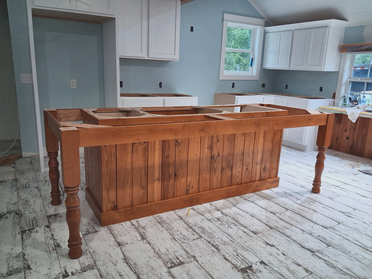 island dalton alder wood custom stain 02