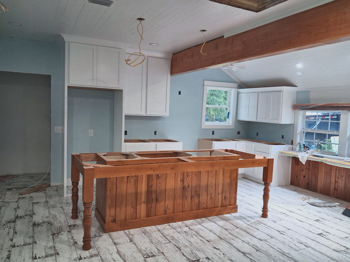 island dalton alder wood custom stain 03