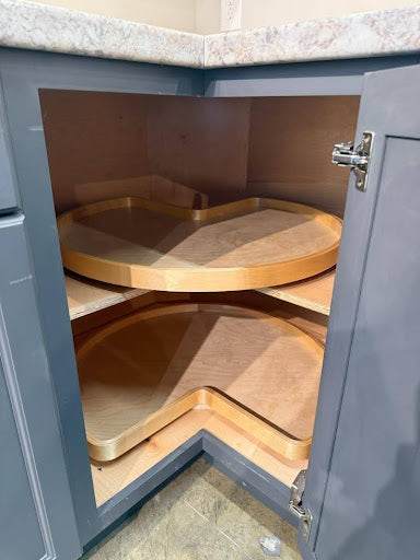 Banded Lazy Susan for Base Cabinets